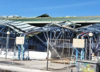 Καταστροφές ΠΑΛΑΙ: Η κακοκαιρία σήκωσε τη στέγη του Ολυμπιακού  Γυμναστηρίου Γαλατσίου