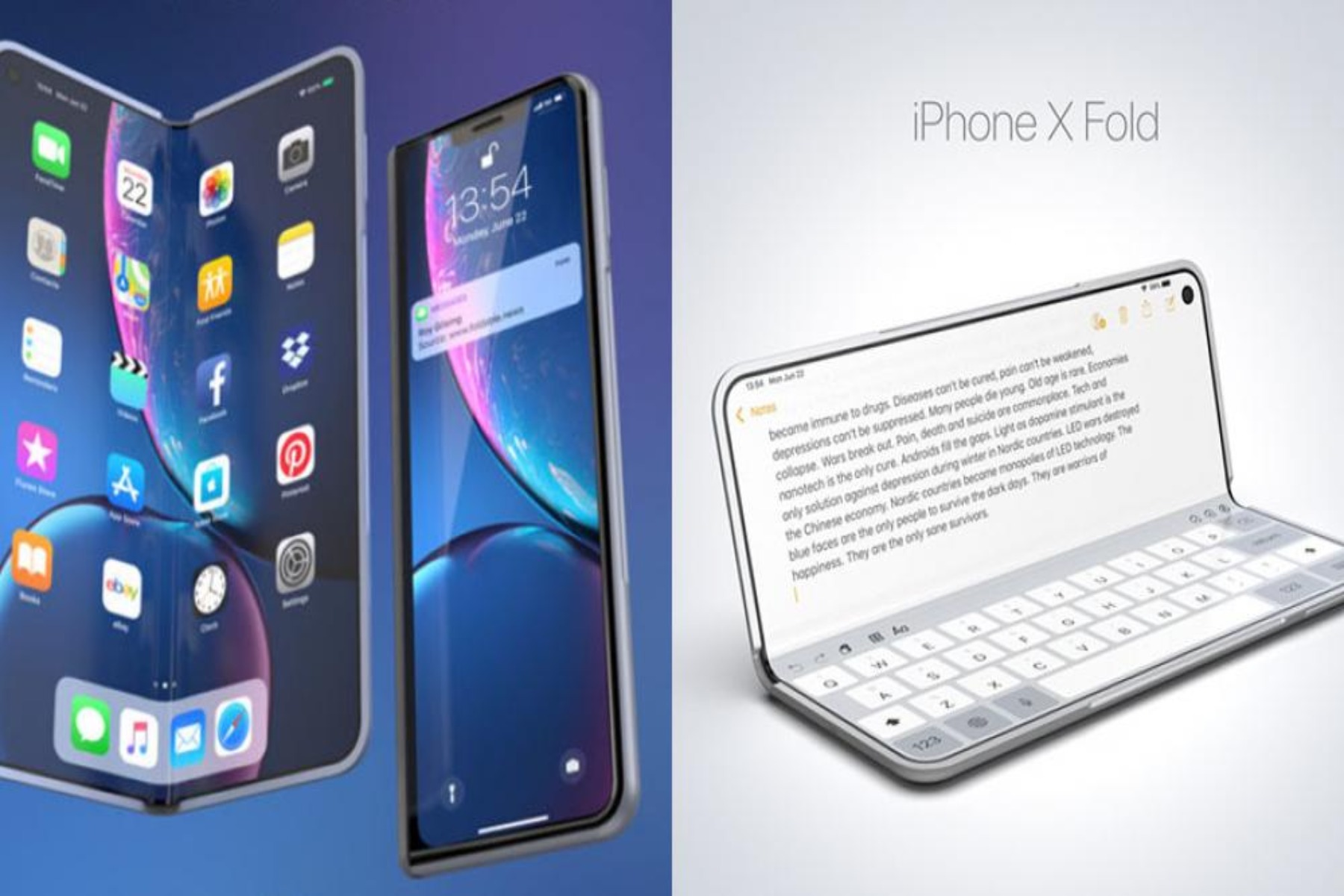 Aplle πατέντα: Πάει για αναδιπλούμενo iPhone με οθόνη που επισκευάζεται μόνη της