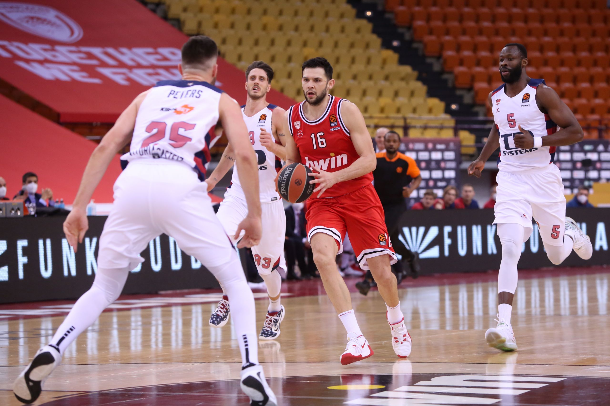 Ολυμπιακός – Μπασκόνια: 76-90