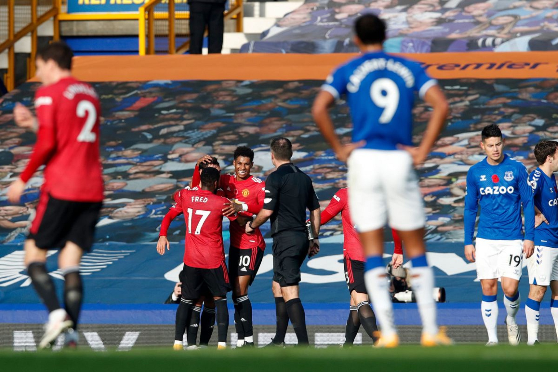 Έβερτον – Μάντσεστερ Γιουνάιτεντ 1-3