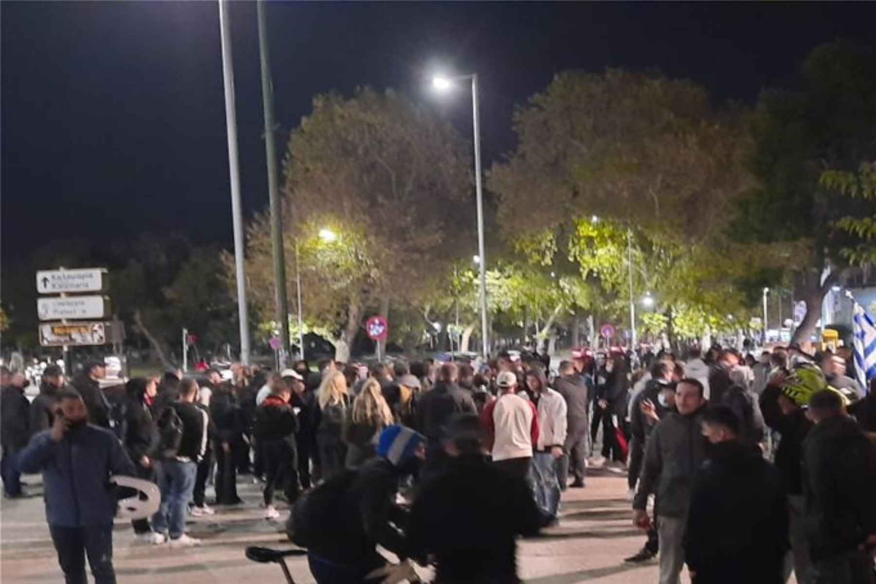 Συγκέντρωση κατά του lockdown στη Θεσσαλονίκη