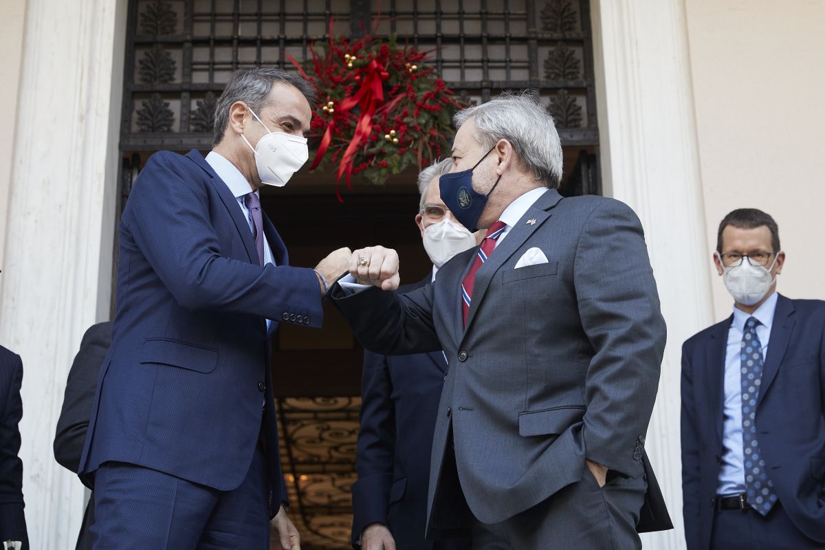 Κυριάκος Μητσοτάκης: Συνάντηση με τον υπουργό Ενέργειας των ΗΠΑ