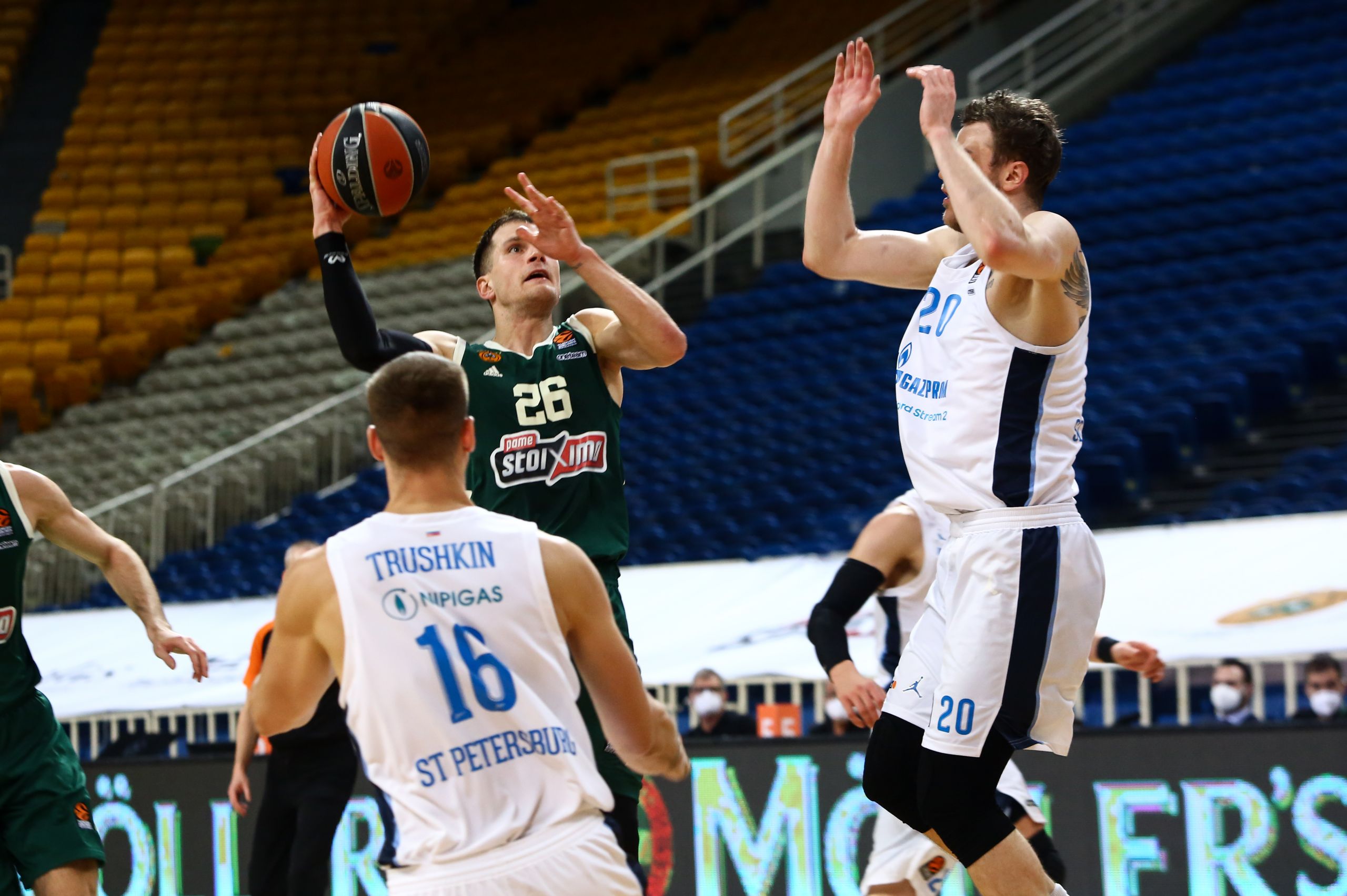 Παναθηναϊκός – Ζενίτ: 77-89
