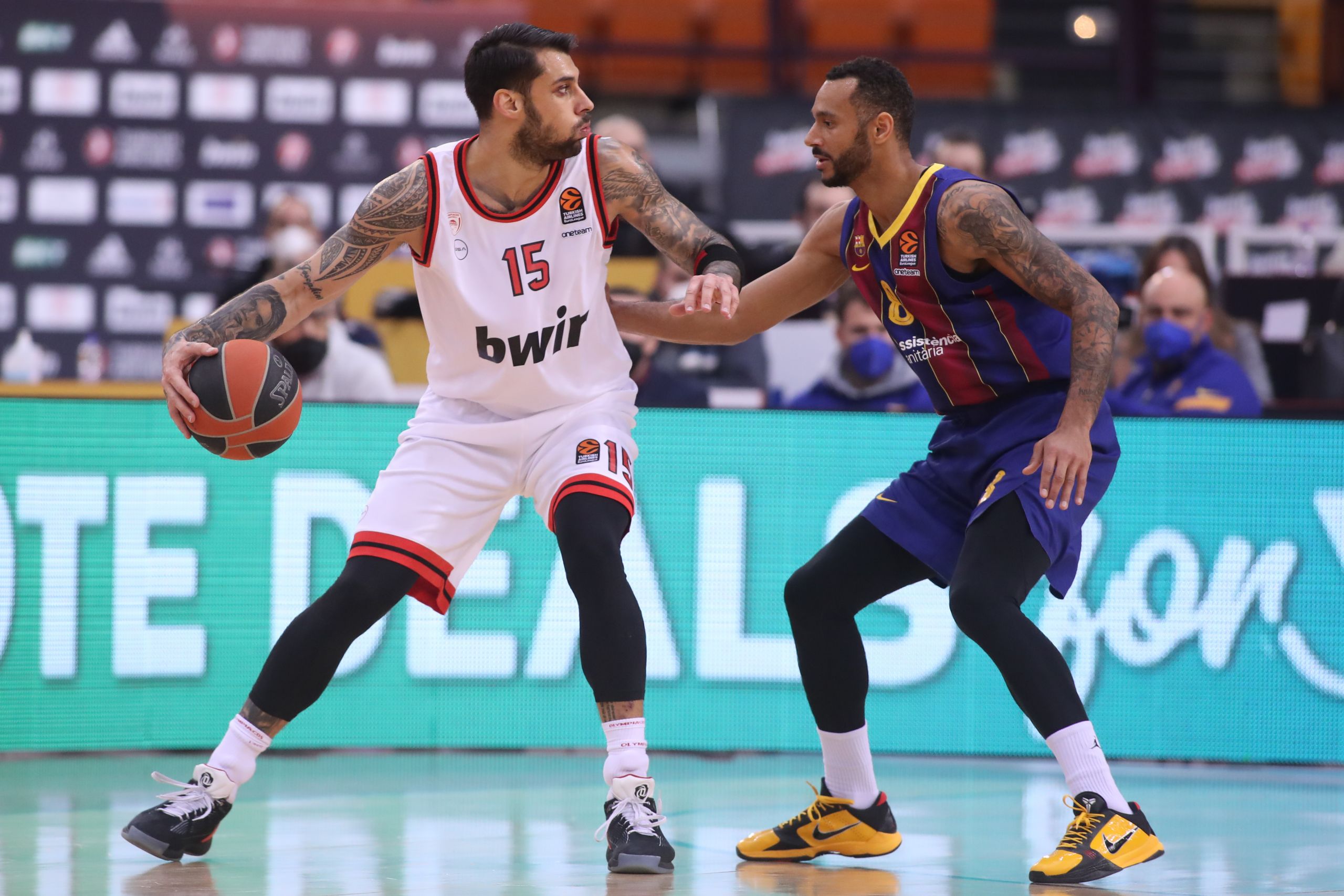 Ολυμπιακός – Μπαρτσελόνα: 74-76