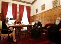 Επιτροπή «Ελλάδα 2021»: Συνάντηση του Αρχιεπίσκοπου με τη Γιάννα Αγγελοπούλου-Δασκαλάκη