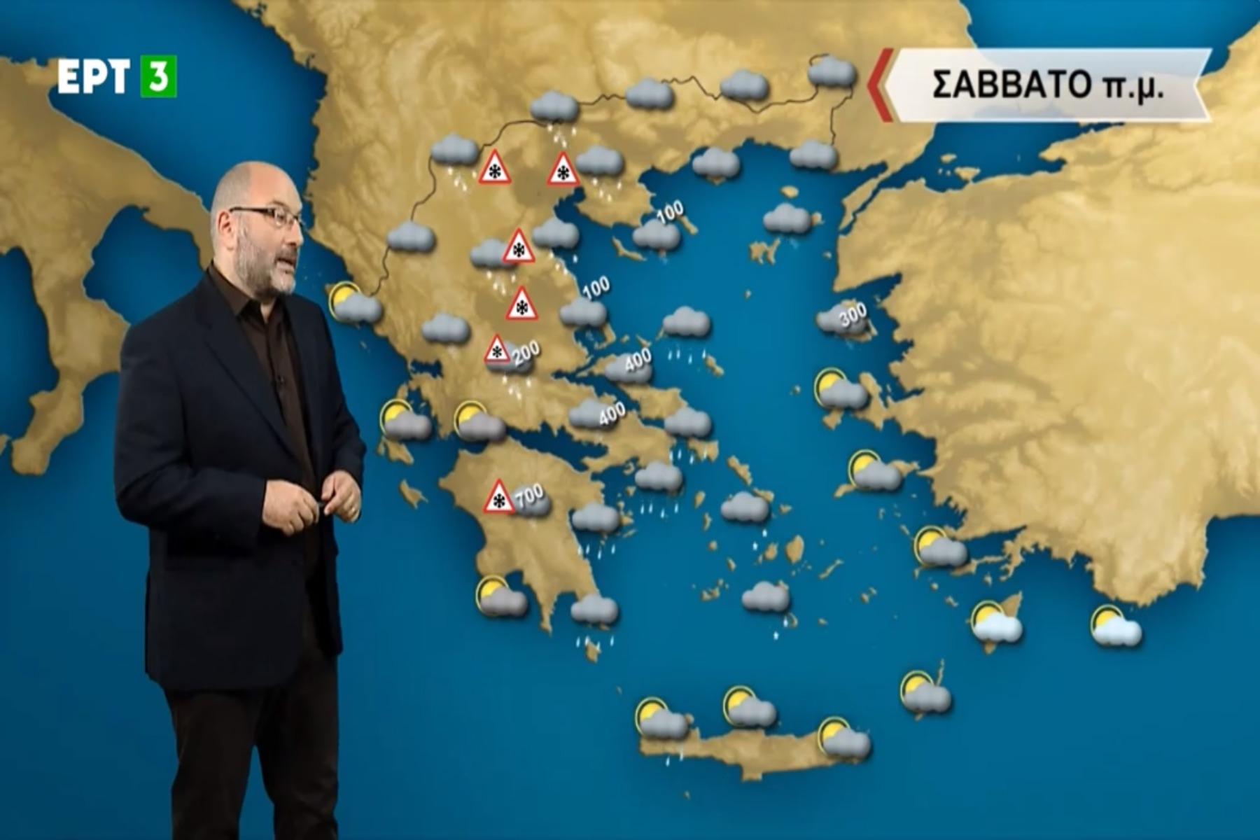 Καιρός Αρναούτογλου: Έρχεται σφοδρή χιονόπτωση τις επόμενες ώρες