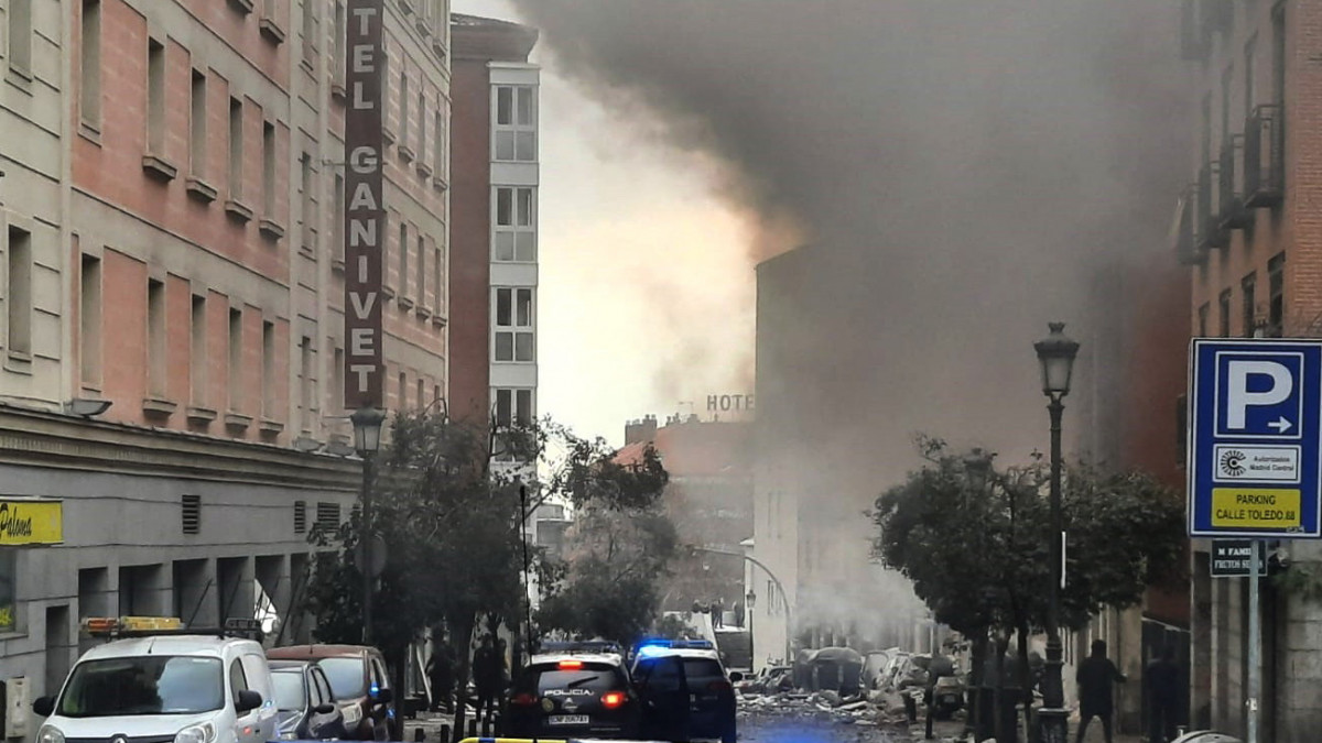 Ισχυρή έκρηξη στο κέντρο της Μαδρίτης – Τρεις νεκροί, πολλοί τραυματίες