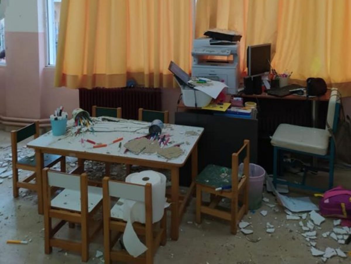 Κέρκυρα: Έπεσαν οι σοβάδες σε νηπειαγωγείο την ώρα του διαλείμματος