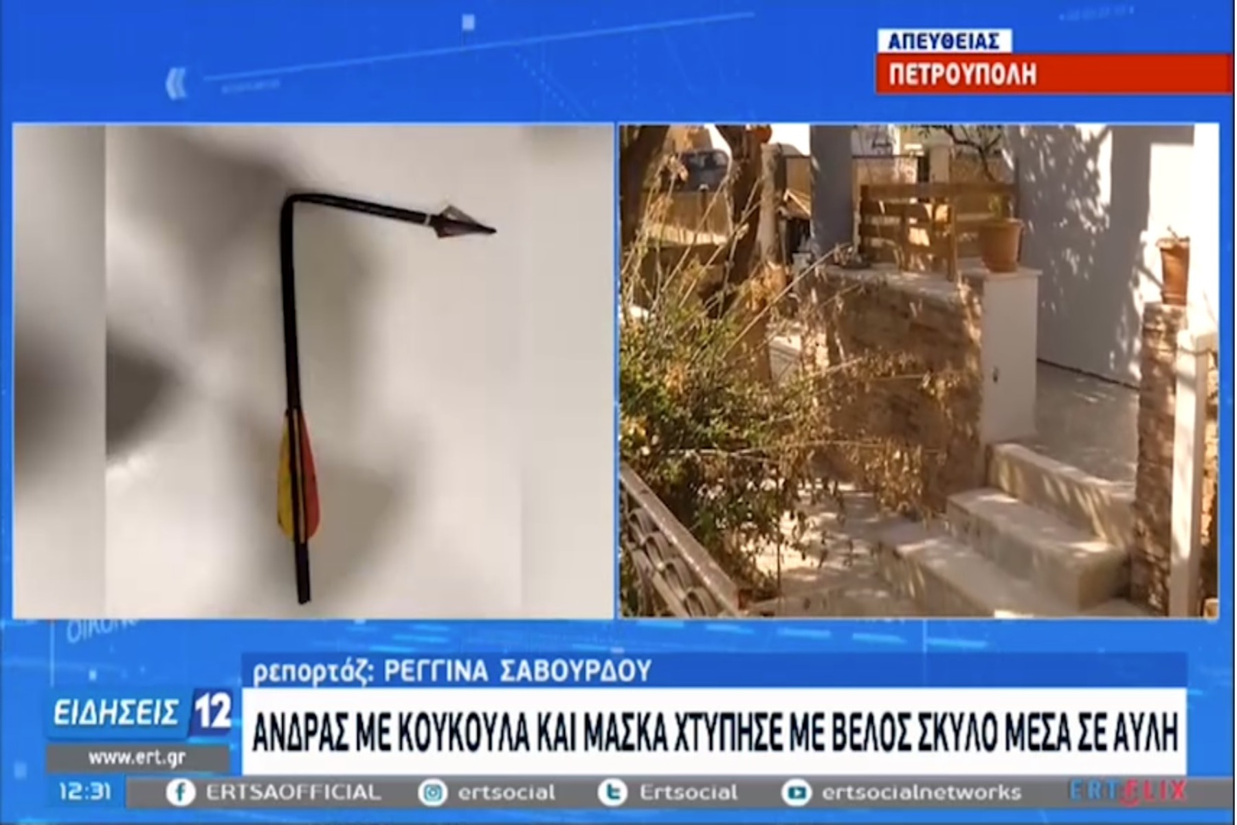 Ζωοκτονία Πετρούπολη: Πέθανε ο σκύλος που χτυπήθηκε με βαλίστρα – «Κυνηγητό» για τον δράστη