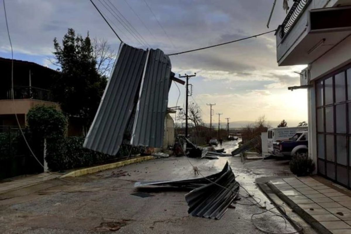 Ανεμοστρόβιλος Σέρρες: Μεγάλες ζημιές σε χωριά του Δήμου Εμμανουήλ Παππά