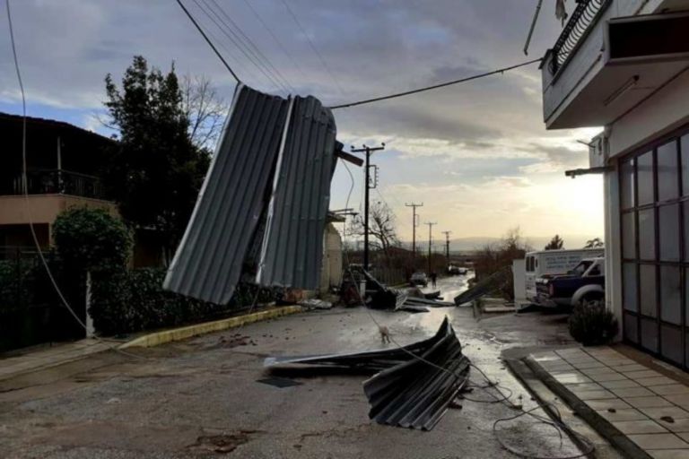 Ανεμοστρόβιλος Σέρρες: Μεγάλες ζημιές σε χωριά του Δήμου Εμμανουήλ Παππά