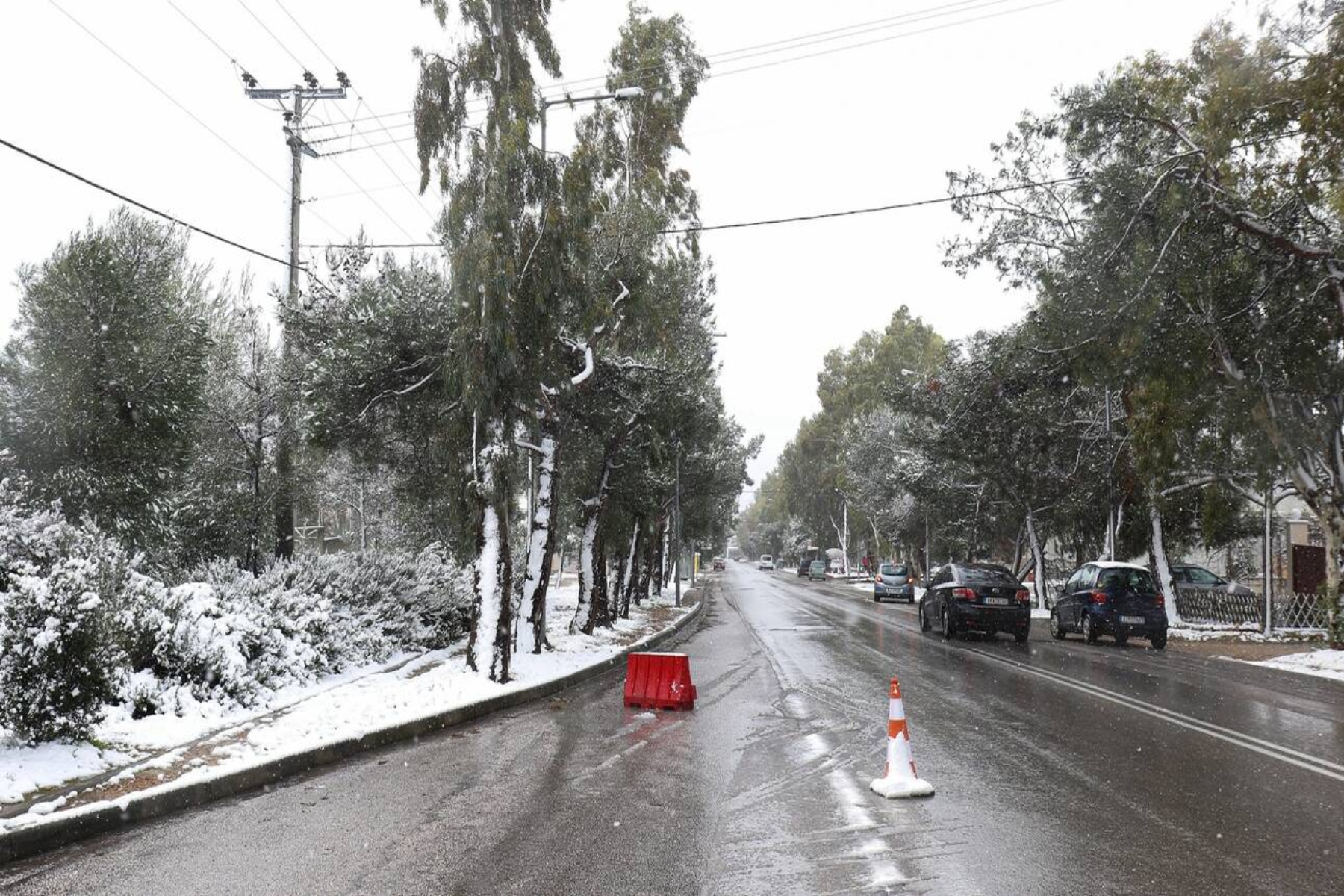 Λεωφόρος Πάρνηθος: Μεγάλο μποτιλιάρισμα – Διεκόπη η κυκλοφορία