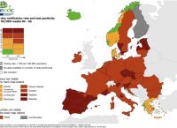 Χάρτης ECDC: Στο «βαθύ πορτοκαλί» η Αττική – Πώς πάνε οι άλλες περιοχές Χάρτης ECDC: Στο «βαθύ πορτοκαλί» η Αττική – Πώς πάνε οι άλλες περιοχές