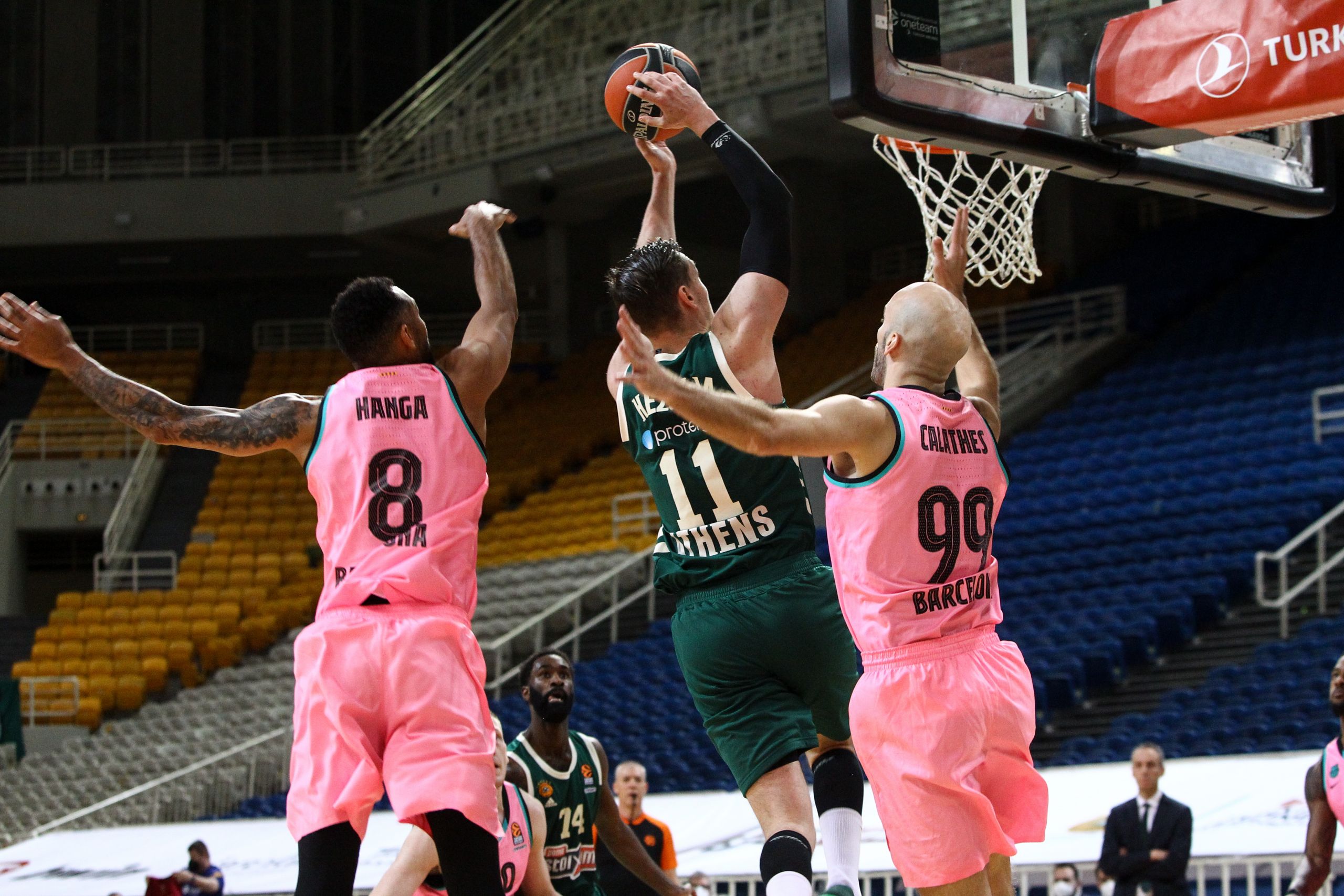 Παναθηναϊκός – Μπαρτσελόνα: 77-85