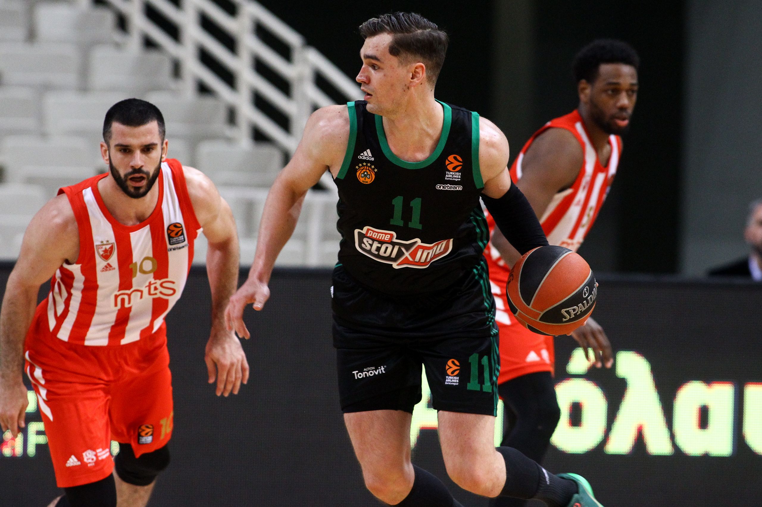 Παναθηναϊκός – Ερυθρός Αστέρας: 82-86