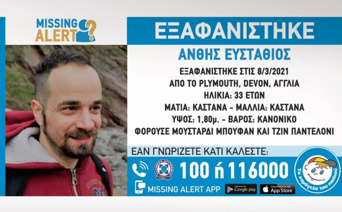 Αδερφός Δημήτρη Ανθή: Έχει εξαφανιστεί εδώ και 11 μέρες