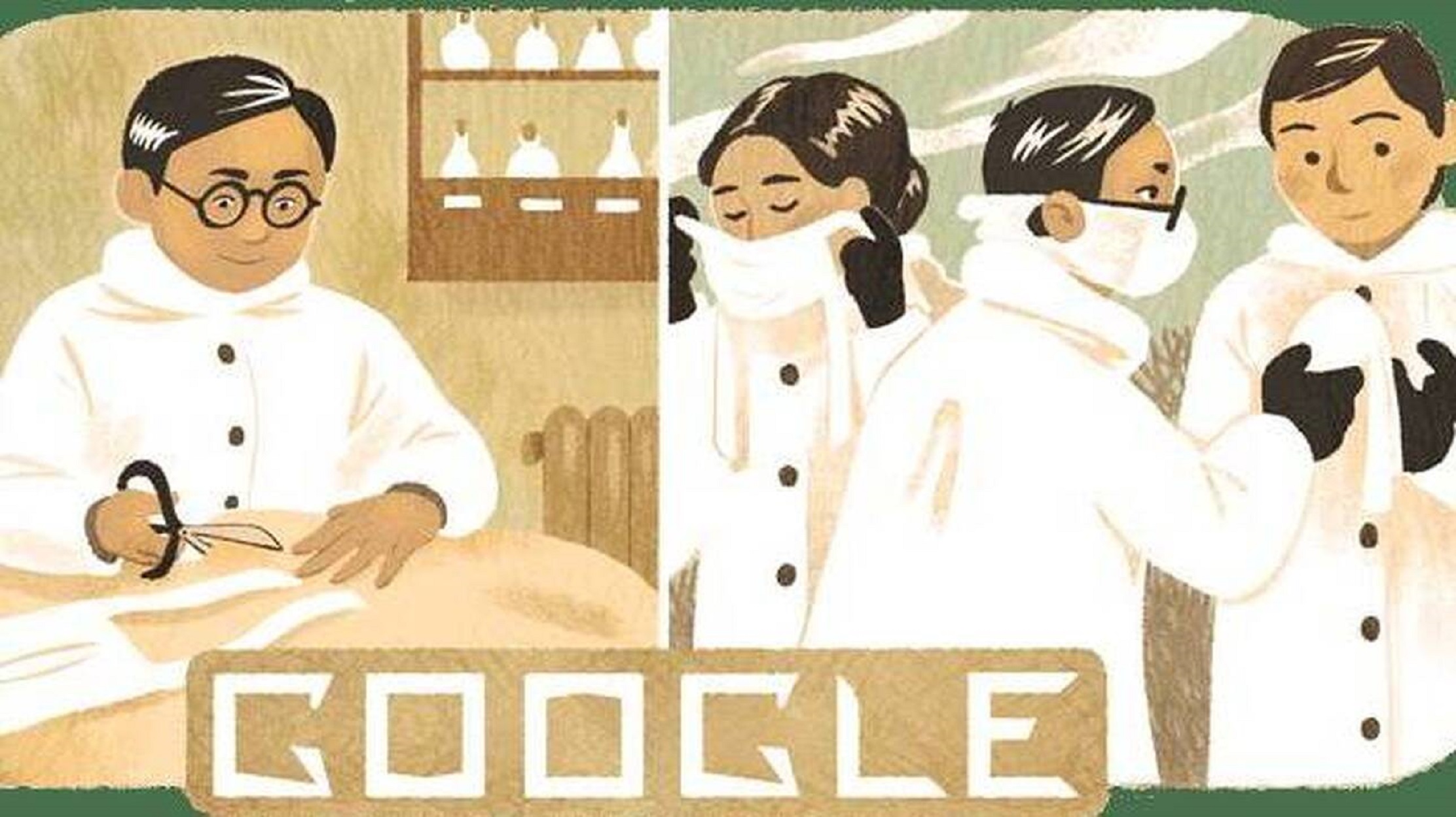 Wu Lien-teh: Η Google τιμά τον εφευρέτη της χειρουργικής μάσκας