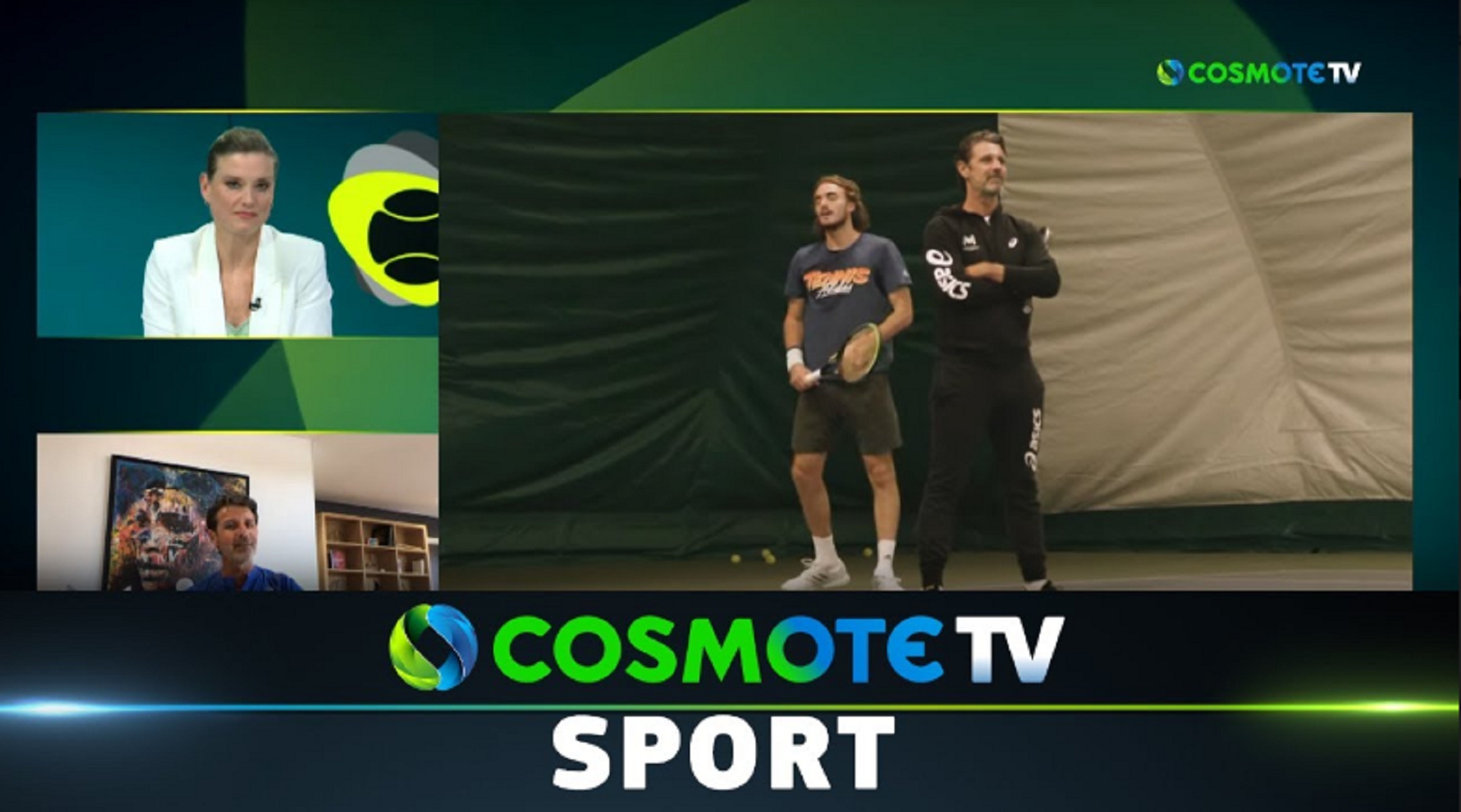 O Πατρίκ Μουράτογλου στην COSMOTE TV: Ο Τσιτσιπάς, η Σάκκαρη και τα επόμενα αστέρια του τένις