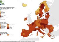 Χάρτες ECDC: Η μισή Ελλάδα στο «κόκκινο» – Τέλος οι «κίτρινες» περιοχές Χάρτες ECDC: Η μισή Ελλάδα στο «κόκκινο» – Τέλος οι «κίτρινες» περιοχές