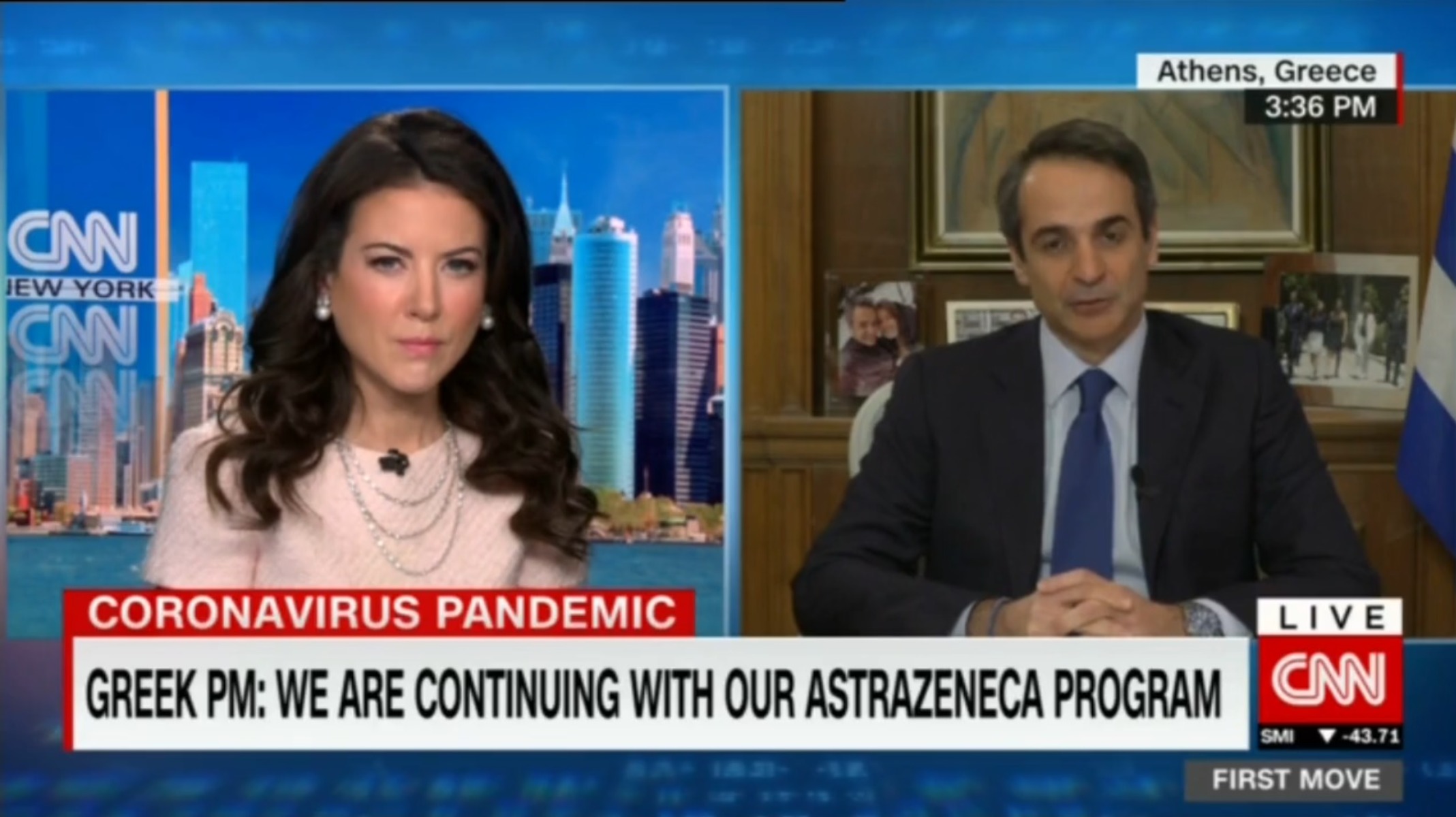 Μητσοτάκης στο CNN: Έρχεται χαλάρωση του lockdown