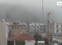 Ξάνθη: Πυκνή χιονόπτωση στην πόλη Ξάνθη: Πυκνή χιονόπτωση στην πόλη