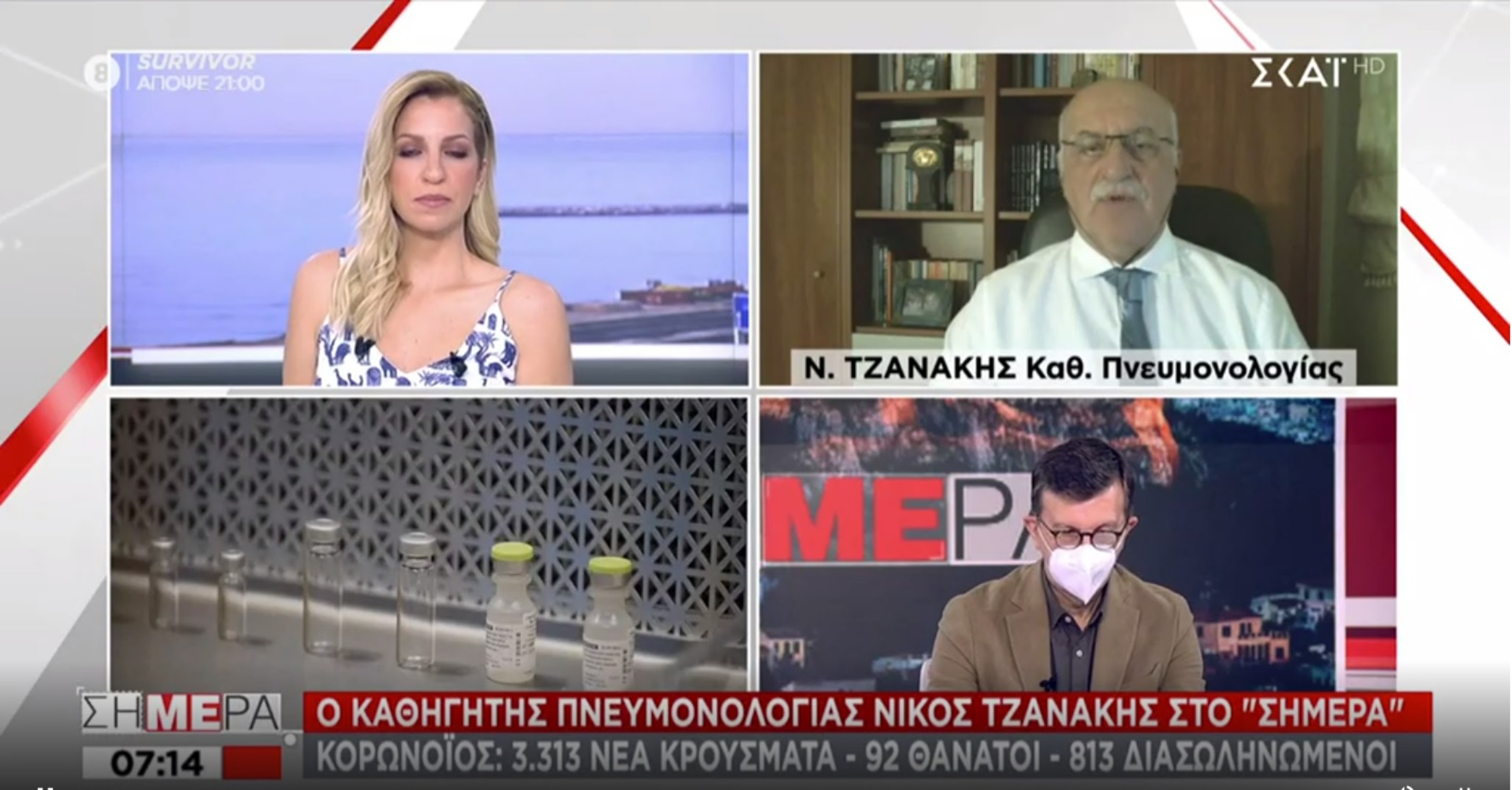 Τζανάκης: Πότε θα πέσουν τα κρούσματα κάτω από 3.000