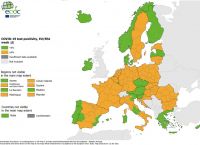 Χάρτες ECDC: Στο πράσινο ο δείκτης θετικότητας Χάρτες ECDC: Στο πράσινο ο δείκτης θετικότητας