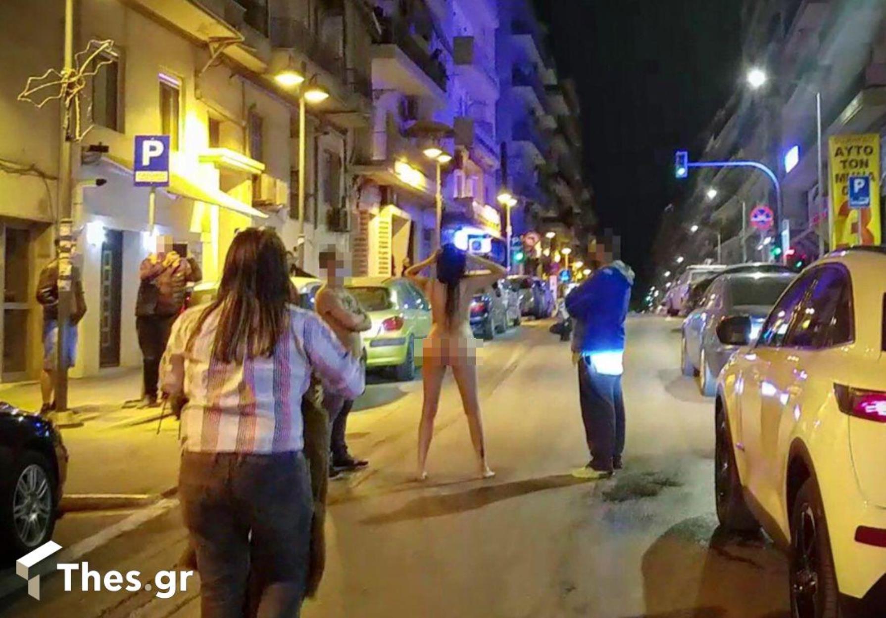 Θεσσαλονίκη: Γυμνή γυναίκα στους δρόμους