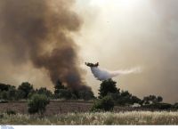 Φωτιά στα Γεράνεια Όρη: Βρίσκεται σε ύφεση