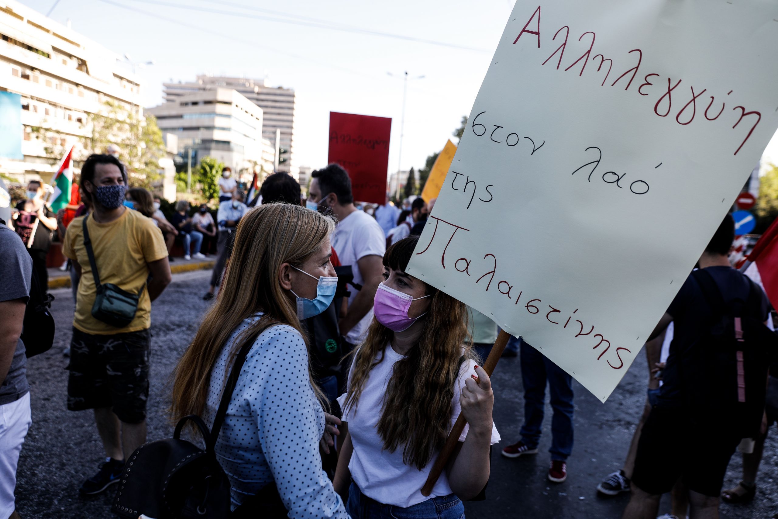 Επεισόδια έξω από την πρεσβεία του Ισραήλ στην Αθήνα