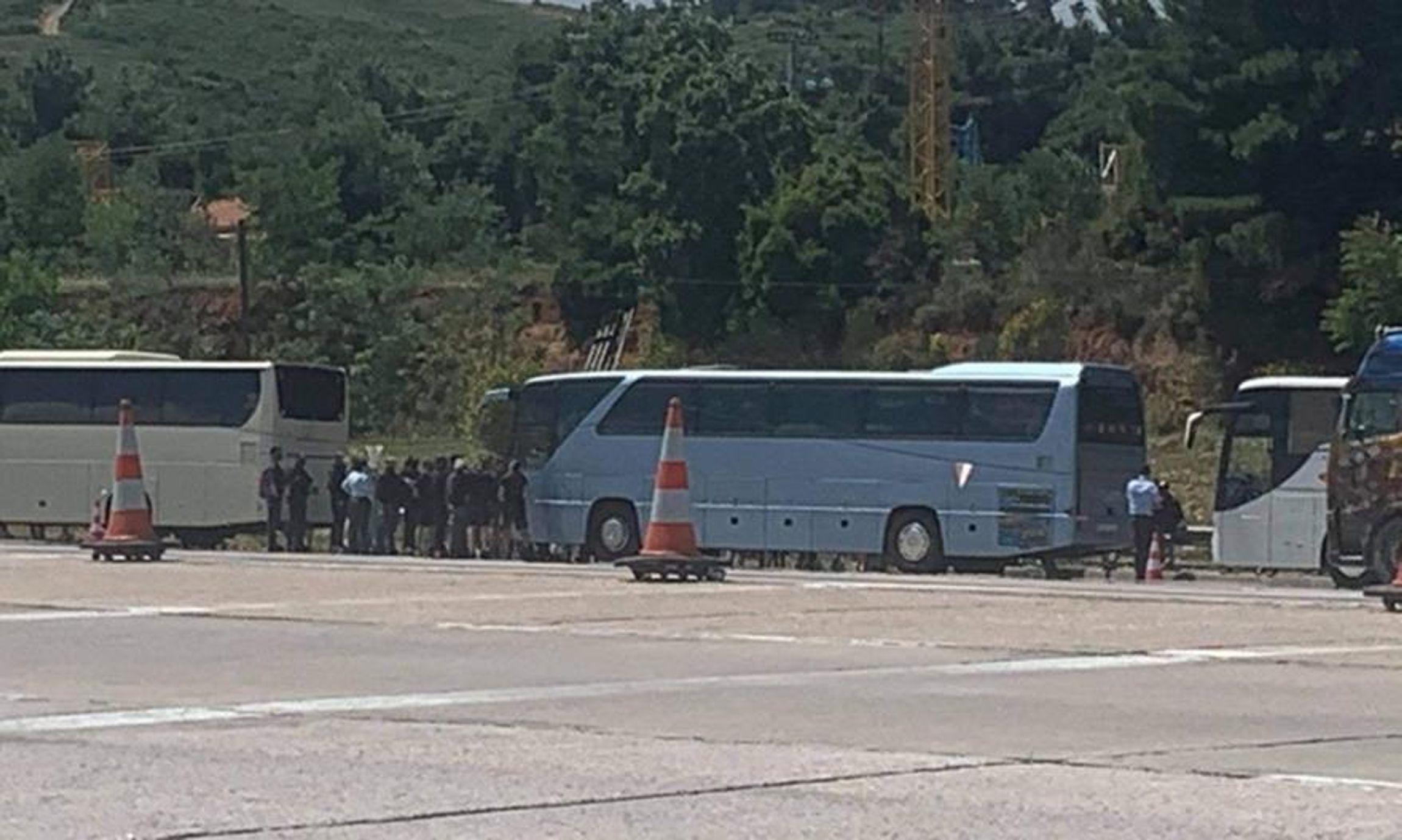 ΠΑΟΚ: Σταμάτησαν πούλμαν με οπαδούς στις Αφίδνες