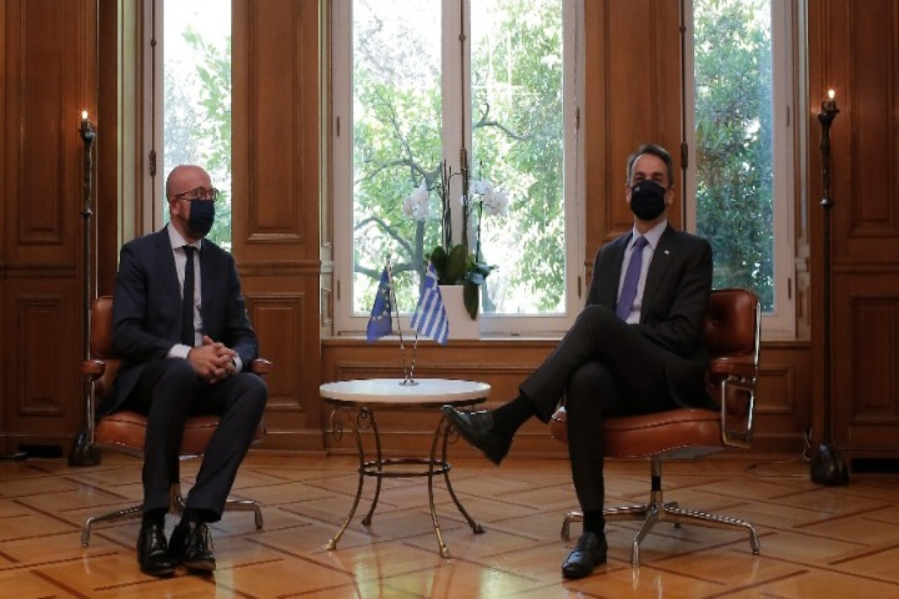 Μητσοτάκης σε Μισέλ: Να σταματήσουν οι προκλήσεις από την Άγκυρα