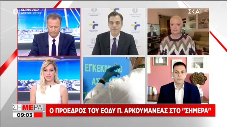 Αρκουμανέας: Μέσα Ιουνίου ο εμβολιασμός των 18 και άνω