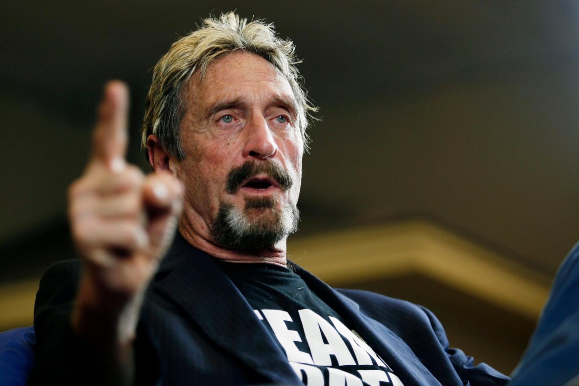 John McAfee: Στη δημοσιότητα σημείωμα αυτοκτονίας του