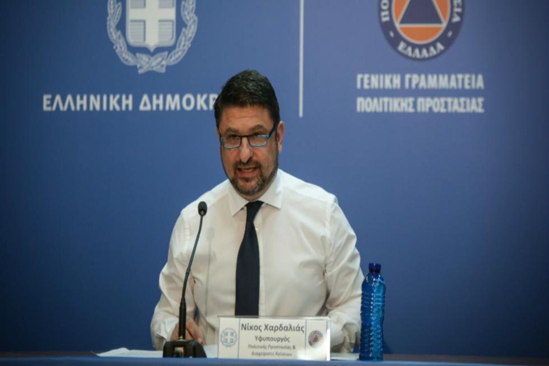 Μάσκες: Ενημέρωση από τον Νίκο Χαρδαλιά το απόγευμα