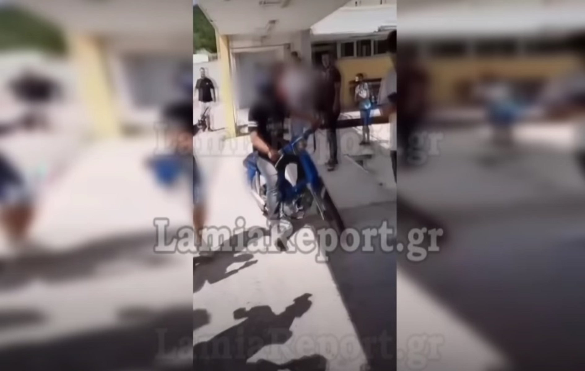 Λαμία: Μαθητής μπήκε με το μηχανάκι στο σχολείο