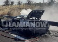 Φθιώτιδα: Πανάκριβο σπορ αυτοκίνητο πήρε φωτιά και έγινε στάχτη Φθιώτιδα: Πανάκριβο σπορ αυτοκίνητο πήρε φωτιά και έγινε στάχτη