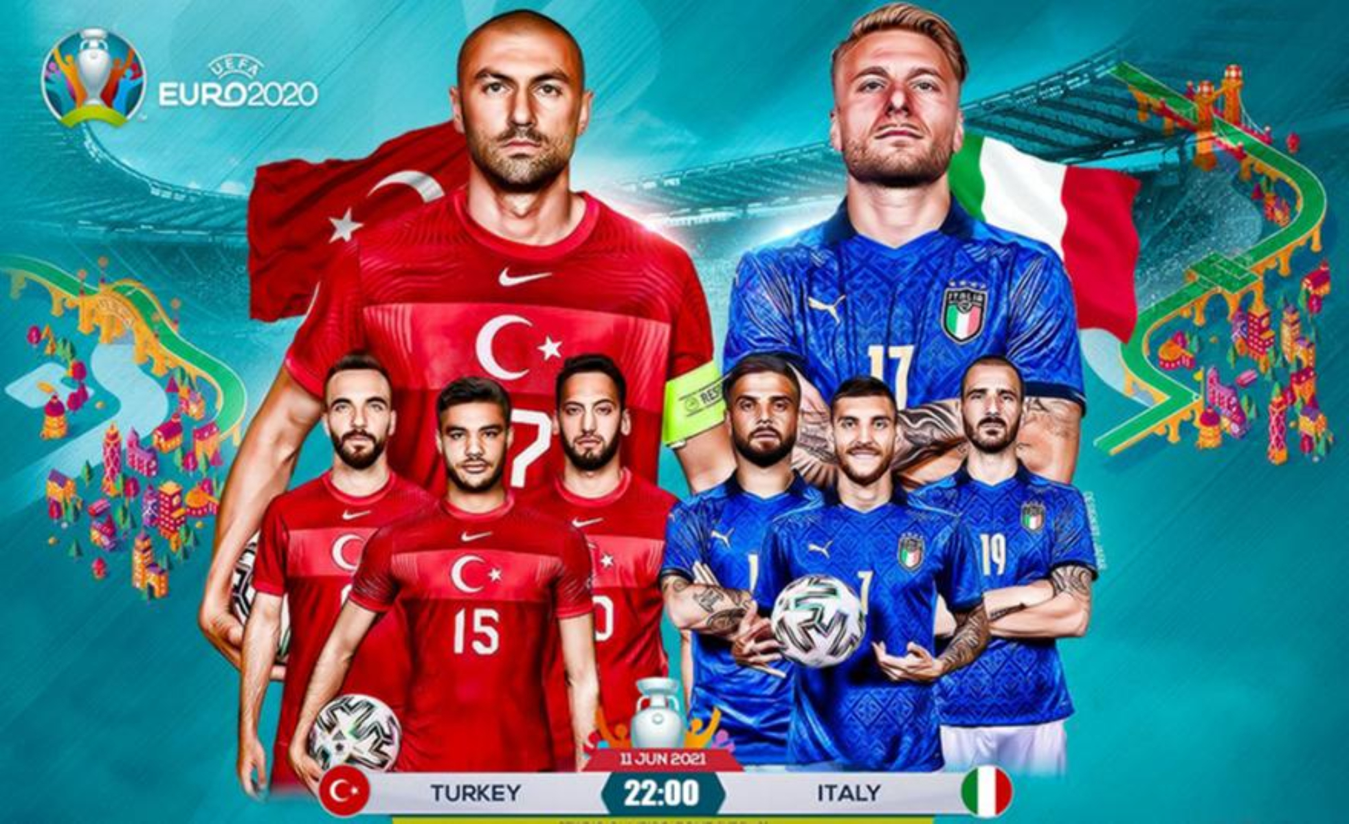 Euro 2020: Σήμερα η σέντρα με το ματς Τουρκία – Ιταλία