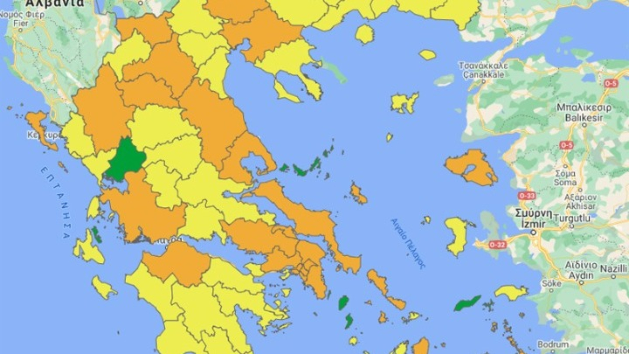 Δύο νέοι διαδραστικοί χάρτες για την εξέλιξη της πανδημίας και του εμβολιασμού