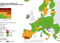 Χάρτης ECDC: Πράσινη η Ελλάδα εκτός της Αττικής
