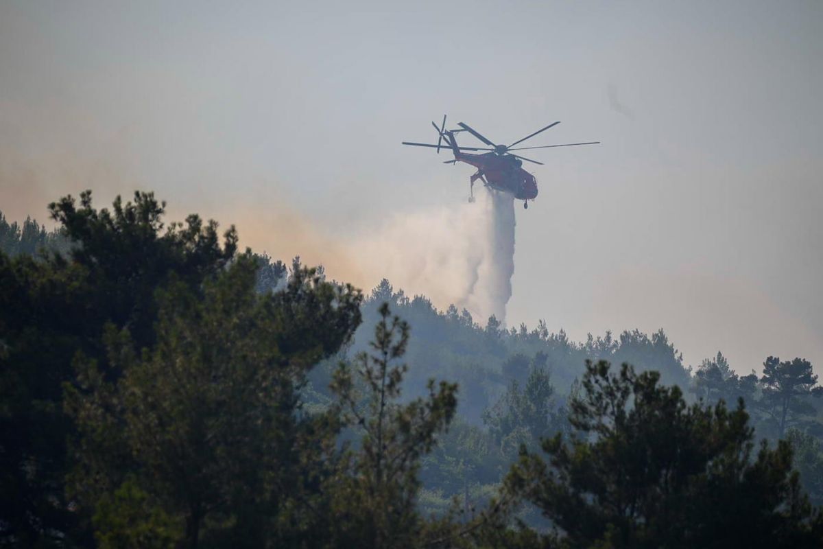 Φωτιά τώρα στον Άγιο Κωνσταντίνο Δελφών