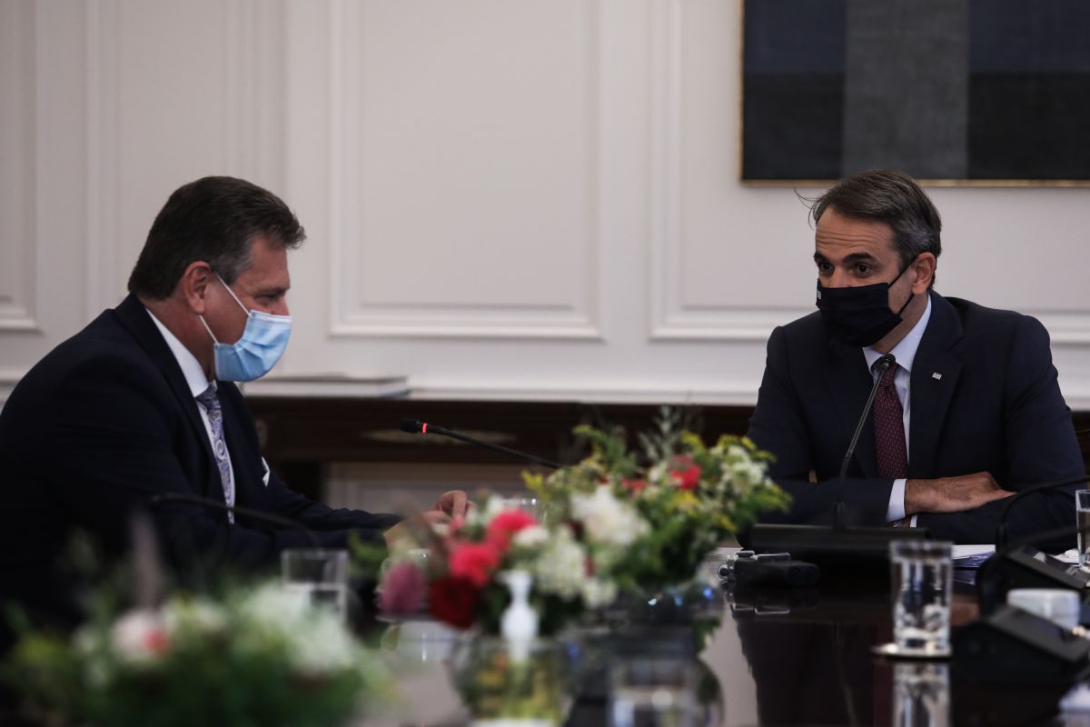 Μητσοτάκης Σέφκοβιτς: Καταλύτης για βιώσιμη ανάπτυξη οι πόροι του Σχεδίου Ανάκαμψης
