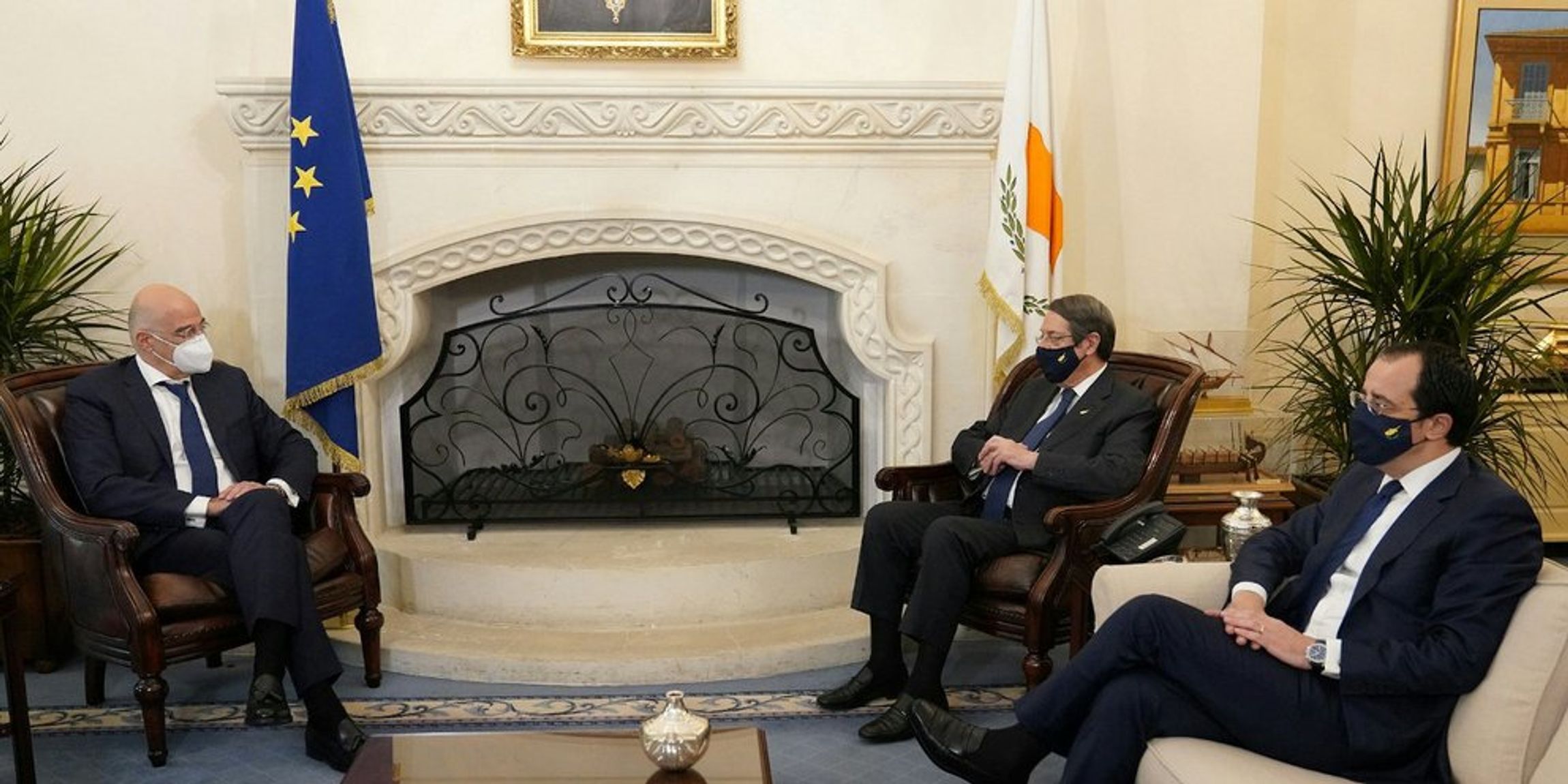Δένδιας Αναστασιάδης: Δεν θα ανεχθούμε την τουρκική παραβατικότητα