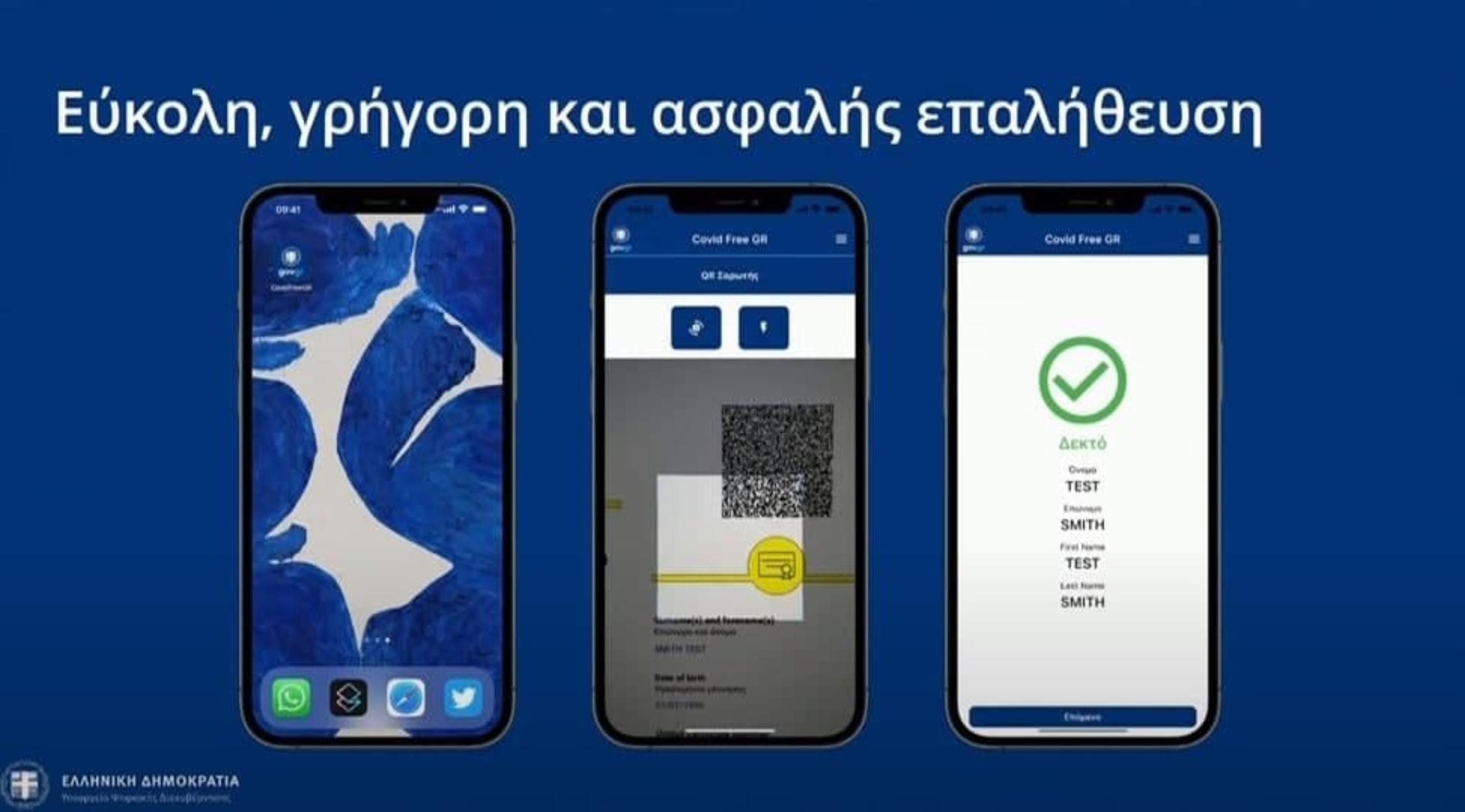 Covid Free GR: Πως λειτουργεί η εφαρμογή