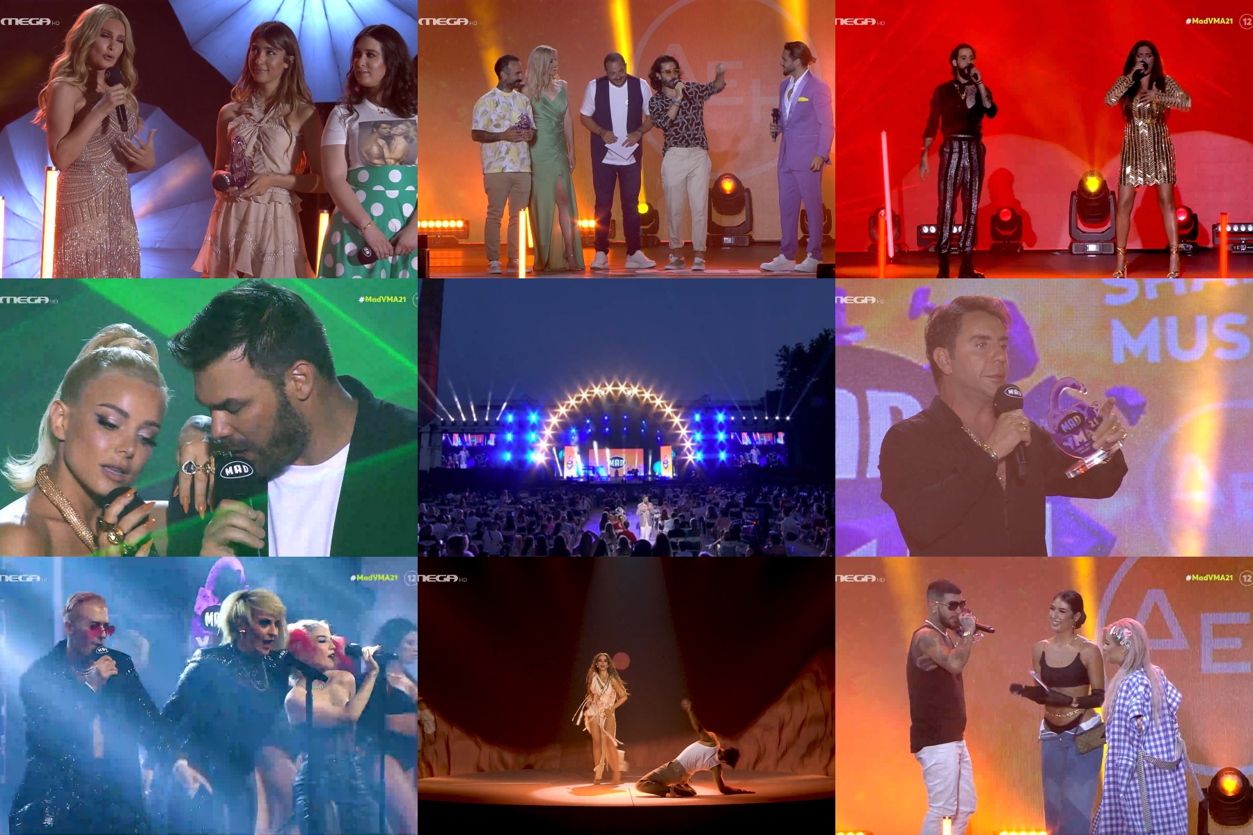 MAD VMA 21: Όλα όσα έγιναν στη λαμπερή απονομή