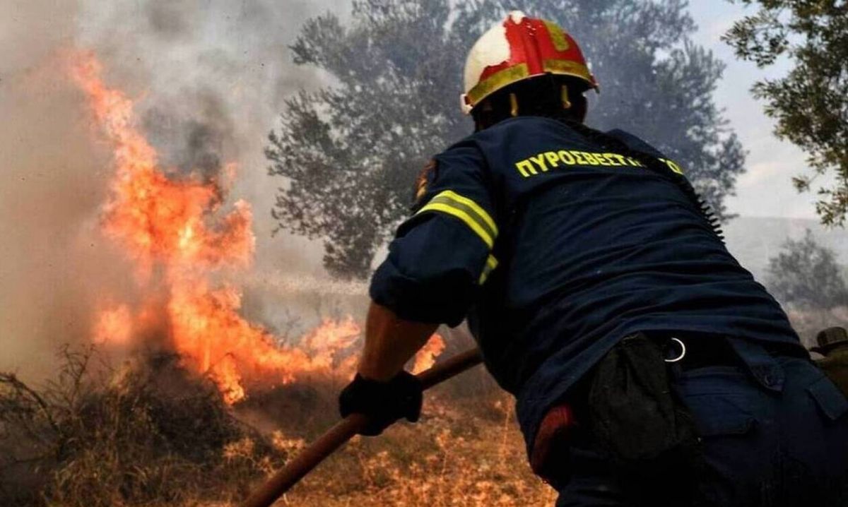 Χρυσοχοΐδης για φωτιά στην Αχαΐα: Δύσκολο να ελεγχθεί