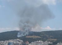 Φωτιά στη Θεσσαλονίκη: Καίγεται το δάσος Σέιχ Σου