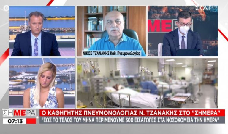 Τζανάκης: 400.000 – 600.000 ανεμβολίαστοι θα νοσήσουν στο 4ο κύμα