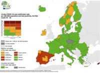 Χάρτες ECDC: Στο πορτοκαλί Αττική και Κρήτη
