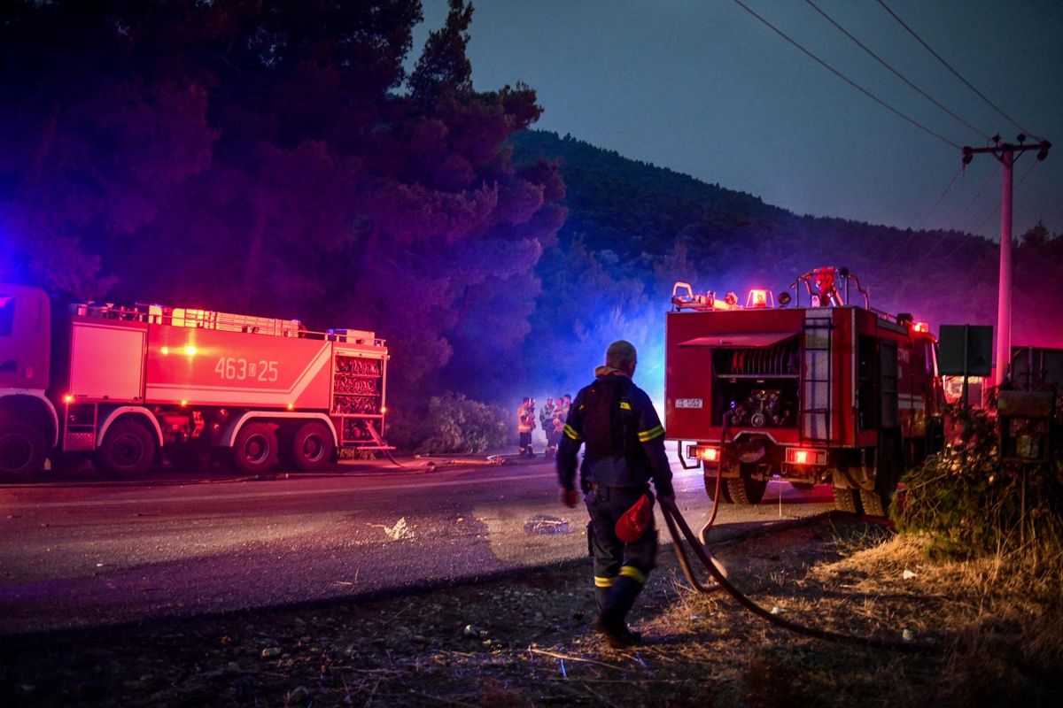 Φωτιά κοντά στους Δελφούς: Περιορίστηκε ανάμεσα στο Κροκί της Φωκίδας και το Λιβάδι της Αράχωβας